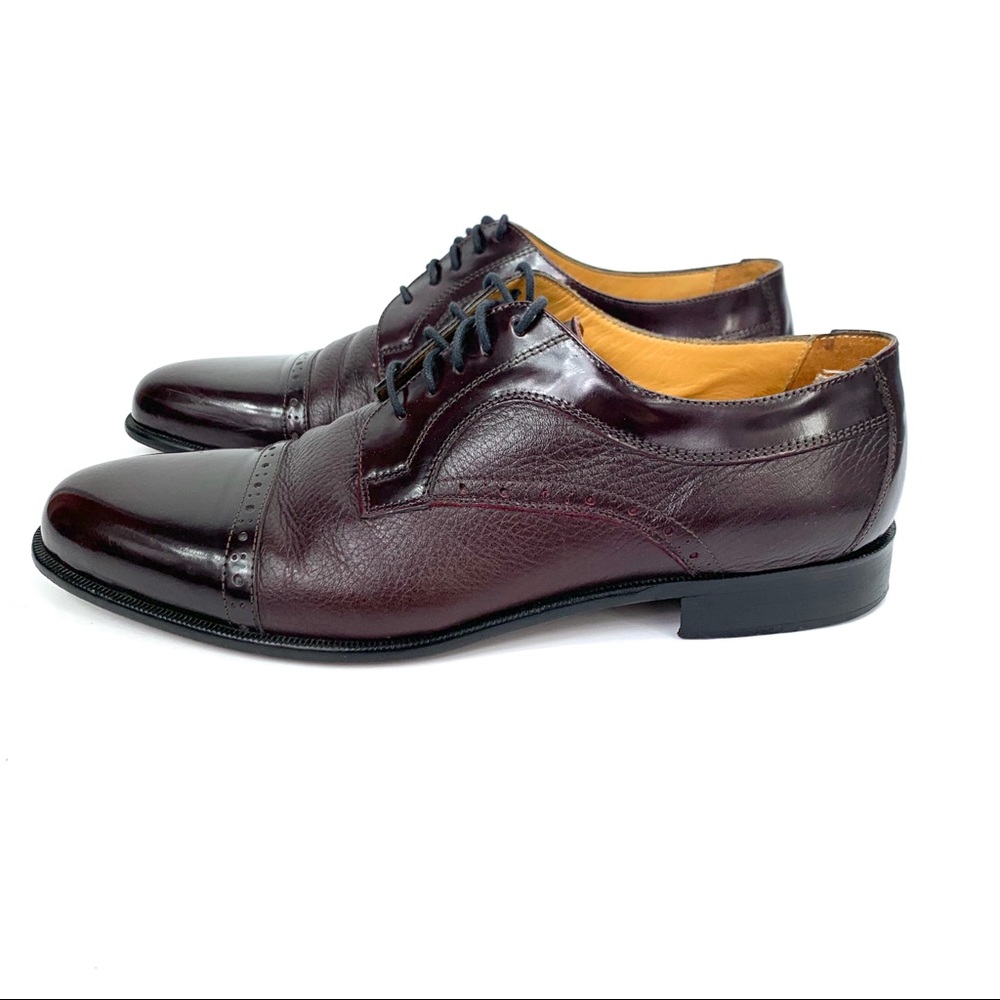 Roberto Villini cap toe brogue oxfords dress shoe